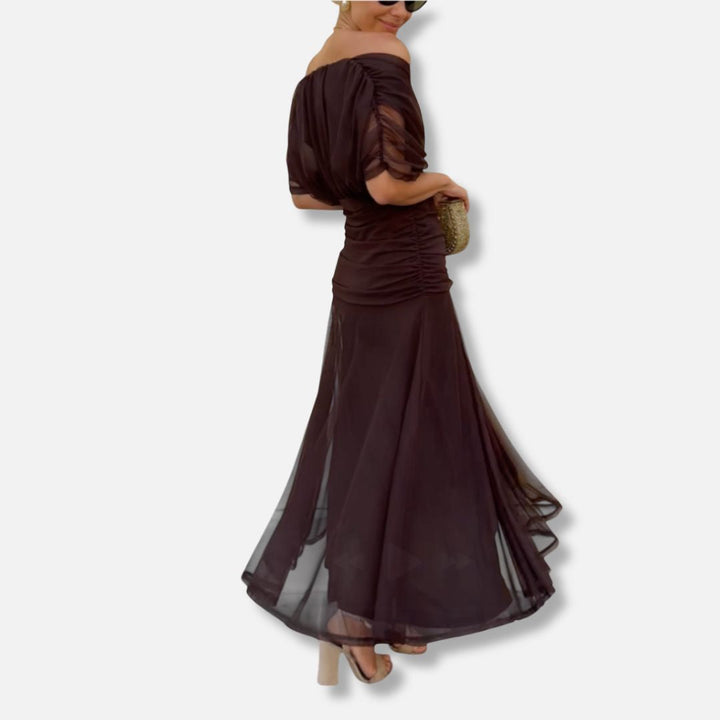 Luna | Elegant Dress With V-Neckline