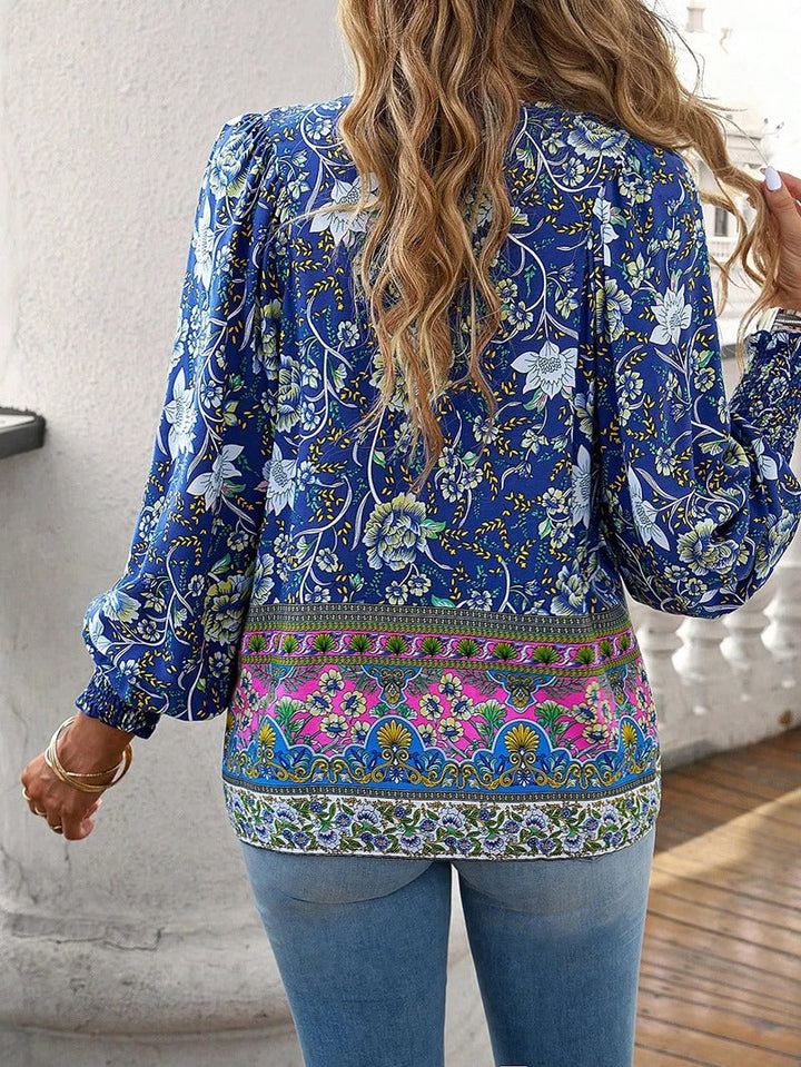 Elara | Floral Relaxed Blouse