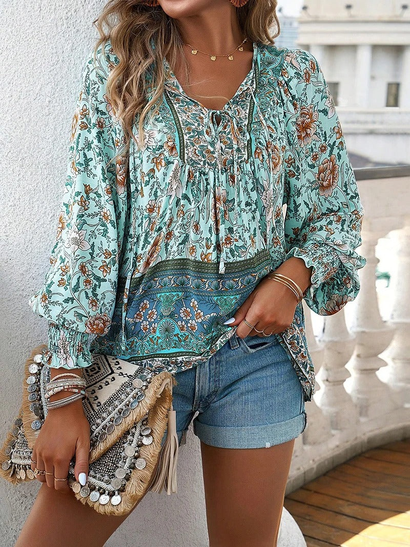 Elara | Floral Relaxed Blouse