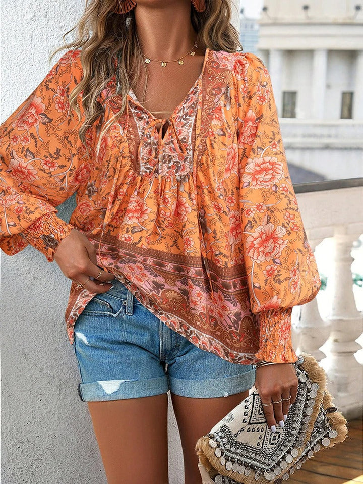 Elara | Floral Relaxed Blouse
