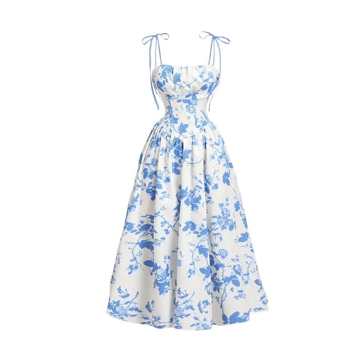 Odessa | Floral Tie-Shoulder Dress