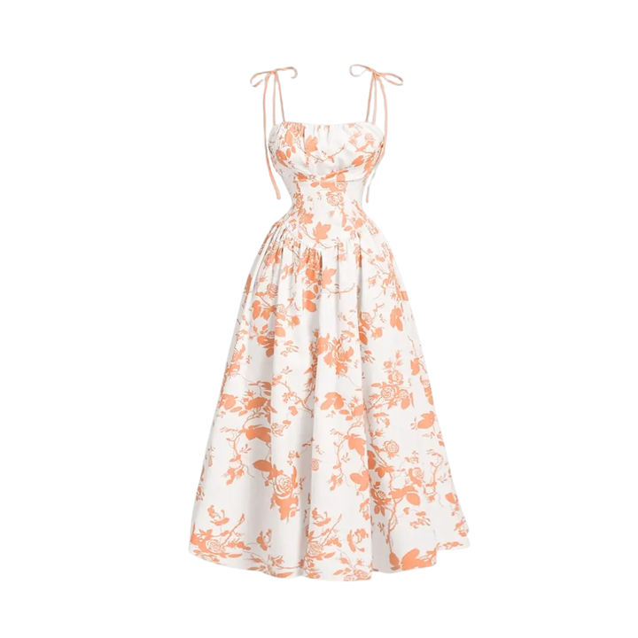 Odessa | Floral Tie-Shoulder Dress