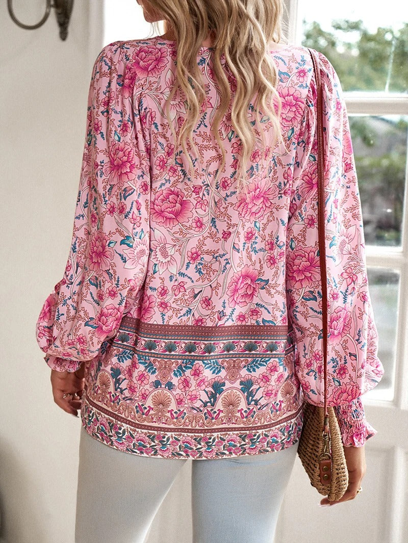 Elara | Floral Relaxed Blouse