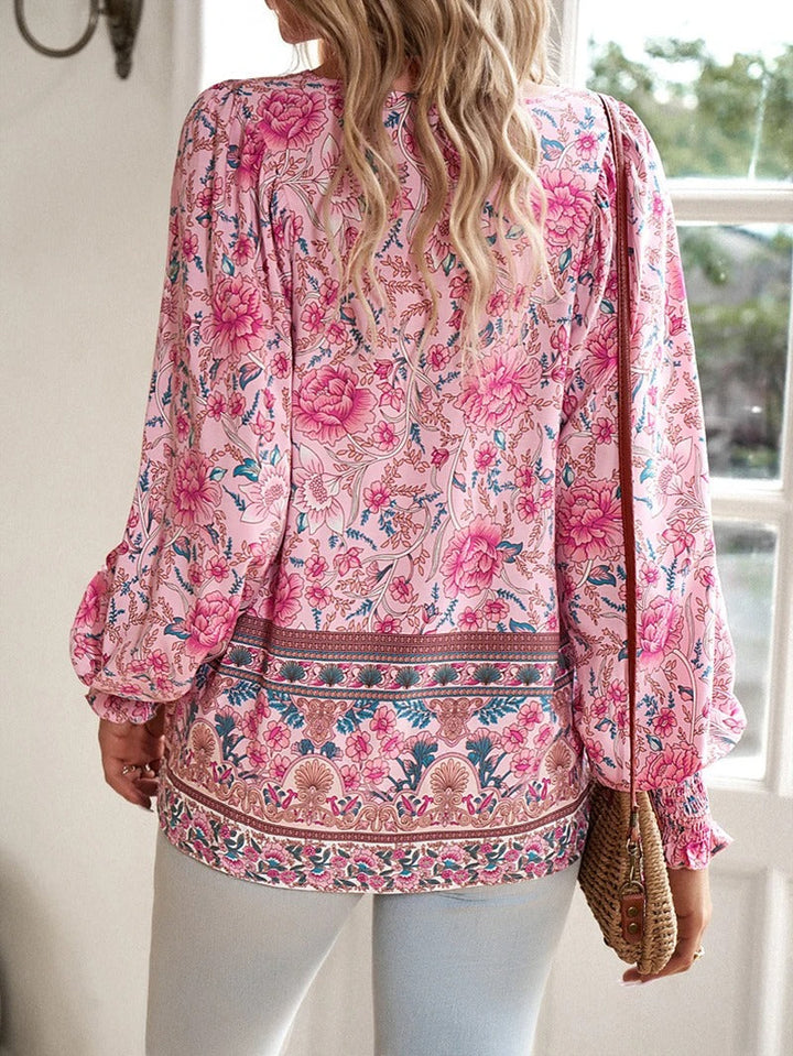 Elara | Floral Relaxed Blouse