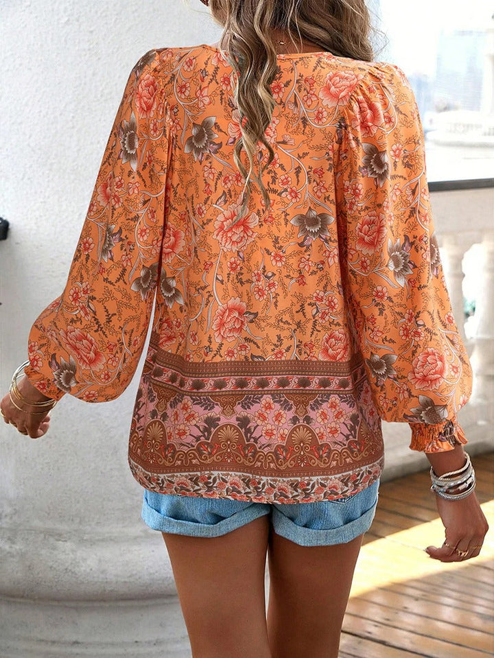 Elara | Floral Relaxed Blouse