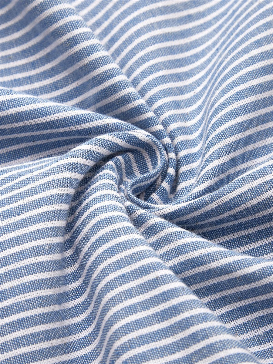Clara | Striped Midi Dress