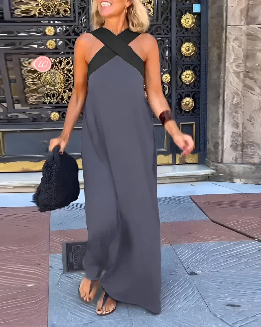 Mira | Crossed Cut Dress